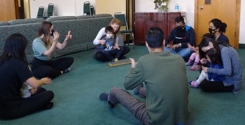 Sprouts learning count and beat with glockenspiel